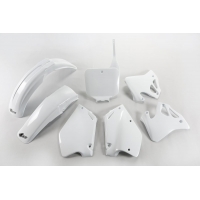 UFO KOMPLET PLASTIKÓW HONDA CR 125/250 '95-97, KOLOR BIAŁY