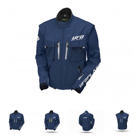 UFO KURTKA TAIGA ENDURO (ODPINANE RĘKAWY) KOLOR NIEBIESKI ROZMIAR XL - KOLEKCJA 2025/2026