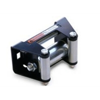 BRONCO ROLKI WYCIĄGARKI (SZER. 162MM, WYS. 83MM, GŁ. 80MM) Z PASEM NYLONOWYM (148CM) I LINĄ SYNTETYCZNĄ (570CM) + SZEKLA (KOMPLE