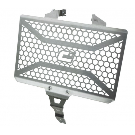 CROSSPRO NOWOŚĆ OSŁONA CHŁODNICY PRZEDNIA HONDA NC 750 X '16- KOLOR SREBRNY (STAL NIERDZEWNA)