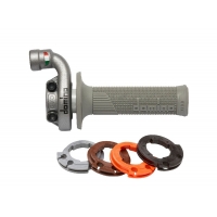 DOMINO NOWOŚĆ ROLGAZ UNIWERSALNY ALUMINIOWY KOMPLETNY KRK EVO Z MANETKAMI D-LOCK (KOMPATYBILNY Z ORYGINALNYMI LINKAMI KTM 4T LUB