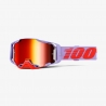100 PROCENT GOGLE ARMEGA FAUSTO - RED MIRROR LENS- KOLOR FIOLETOWY/CZERWONY- SZYBKA CZERWONE LUSTRO