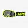 100 PROCENT GOGLE ARMATIC ENDURO MOTO DUAL PANE NEON YELLOW - CLEAR LENS - KOLOR ŻÓŁTY FLUO/CZARNY - PODWÓJNA SZYBKA PRZEŹROCZYS