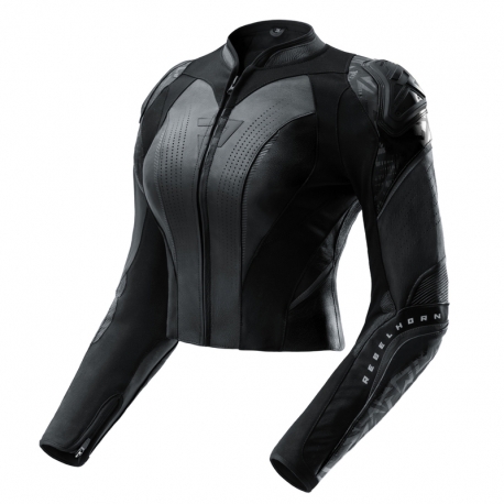 KURTKA MOTOCYKLOWA SKÓRZANA DAMSKA REBELHORN DIVA RS BLACK