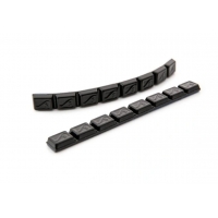 BIKETEC CIĘŻARKI DO WYWAŻANIA KÓŁ KLEJONE 5 GRAM 50 PASKÓW PO 8 KOLOR CZARNY