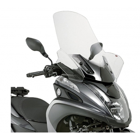 KAPPA SZYBA YAMAHA TRICITY 125-155 (14-24), MBK TRYPTIK 125 (14-17) 74 X 63 PRZEZROCZYSTA - POTRZEBNE MOCOWANIE D2120KITK - skaz