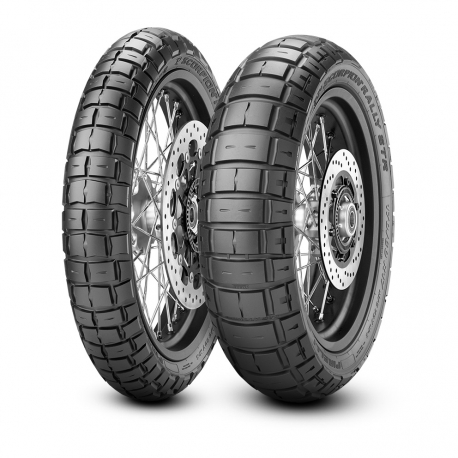 PIRELLI ZZZZ KOMPLET OPON (2803600/22) 120/70R19 SCORPION RALLY STR 60V TL M/C M+S PRZÓD DOT 2022 + (2803700/22) 170/60R17 SCORP