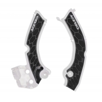 ACERBIS OSŁONY RAMY X-GRIP TRIUMPH TF 250 X/E 24-26, TF 450 X/E/RC 25-26 KOLOR BIAŁY / CZARNY