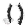 ACERBIS OSŁONY RAMY X-GRIP TRIUMPH TF 250 X/E 24-26, TF 450 X/E/RC 25-26 KOLOR BIAŁY / CZARNY