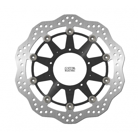 NG TARCZA HAMULCOWA PRZÓD HONDA VFR800F/VFR800X '19-20 (WERSJA BEZ ABS) (310X94X4,5MM) (5X6,5MM) WAVE PŁYWAJĄCA (ŚRODEK ALUMINIO