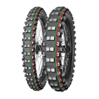 MITAS OPONA 100/90-19 TERRA FORCE-MX MH 57M (CZERWONO-ZIELONY PASEK) TT TYŁ DOT 2024 (DOT:XPDC) (460099) (ZAMIENNIK:70000181,700