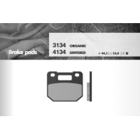 BRENTA KLOCKI HAMULCOWE KH110 SPIEK METALICZNY (ZŁOTE) (FT 4134)