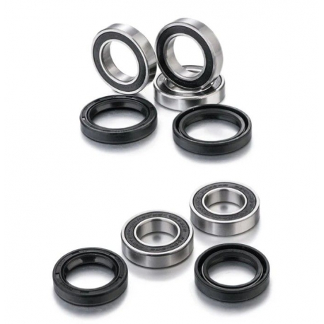 FACTORY LINKS 2026/01 ŁOŻYSKA KÓŁ PRZÓD I TYŁ Z USZCZELNIACZAMI HONDA CR 125 / 250 R '00-'07, CRF 250 R '04-'25, CRF 250 RWE '25