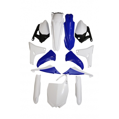 POLISPORT WYPRZEDAŻ KOMPLET PLASTIKÓW (FULL KIT) YAMAHA YZ 450F '10-13 W ZESTAWIE TABLICA PRZEDNIA (8678400001) I OSŁONY AMORTYZ