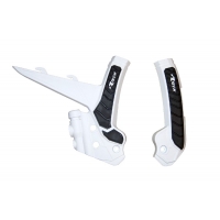 RACETECH (RTECH) 2025/12 OSŁONY RAMY (KOMPLET) BI-MATERIAL SUPER GRIP GAS GAS MC 125 / 250 '24, MCF / ECF / EXF 250 / 350 / 450