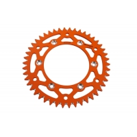 GROSSKOPF ZĘBATKA TYLNA ALUMINIOWA T7075 (ERGAL) KOLOR POMARAŃCZOWY 899 46 (89946) KTM SX/SXF/SX-F/EXCF/EXC-F/EXC/LC4/SC/MXC/ '9