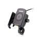 BIKETEC PRO UCHWYT MOTOCYKLOWY NA TELEFON DUAL Z ŁADOWARKĄ INDUKCYJNĄ I USB-C (EL)