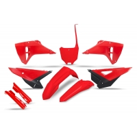 UFO 2026/03 KOMPLET PLASTIKÓW (FULL KIT) Z OSŁONAMI TELESKOPÓW (AMORTYZATORÓW) HONDA CRF 250 / 450 RX '25-'26 KOLOR OEM CZERWONY