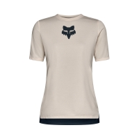 KOSZULKA ROWEROWA DAMSKA FOX RANGER WORDMARK HEAD CHALK