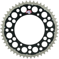 RENTHAL ZĘBATKA TYLNA TWINRING 808 49 (STALOWO-ALUMINIOWA) KOLOR CZARNY SUZUKI RM / RMZ (JTR808.49) (80849)