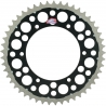 RENTHAL ZĘBATKA TYLNA TWINRING 808 49 (STALOWO-ALUMINIOWA) KOLOR CZARNY SUZUKI RM / RMZ (JTR808.49) (80849)