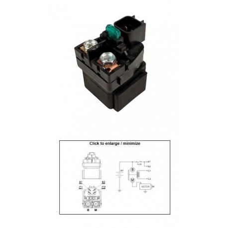DZE PRZEKAŹNIK ROZRUSZNIKA SUZUKI GSF 650 BANDIT '07-'12 GSF 1200 '06 GSF 1250 '07-'11 GSX 650F '08-'13 GSX 1000S '17 GSX 1