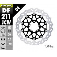 GALFER TARCZA HAMULCOWA PRZÓD KAWASAKI ZX 10R SE '18- ZX 10RR NINJA '17- (FLOATECH) (330X70X5MM)