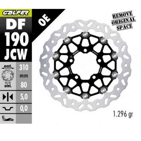 GALFER TARCZA HAMULCOWA PRZÓD KAWASAKI Z 800 '13- ZX-6R (636) '13- ZX 10R NINJA '08- VERSYS 1000 '15- GTR 1400 '07- ZZR 140