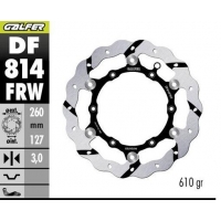 GALFER TARCZA HAMULCOWA PRZÓD BETA RR 250/300/350 '12-, RR 390/400/430/450/450/498 '14-, XTRAINER 250/300 '15- GROOVED (260X127X