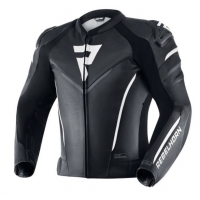 KURTKA MOTOCYKLOWA SKÓRZANA REBELHORN FIGHTER BLACK 46