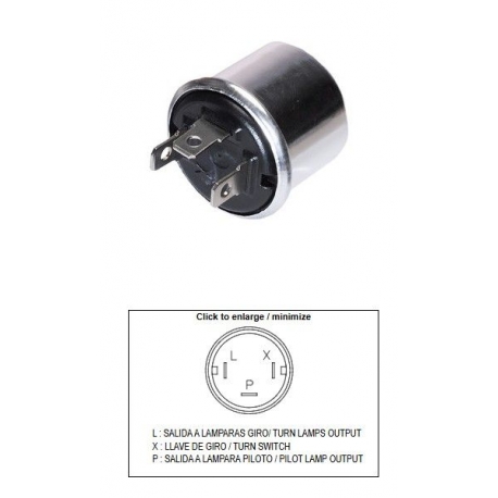 DZE PRZERYWACZ KIERUNKOWSKAZÓW UNIWERSALNY (12V 2+2 21W)