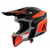 AIROH KASK CROSS / ENDURO / ATV / QUAD WRAAAP CONQUER KOLOR POMARAŃCZOWY/CZARNY/BIAŁY MAT ROZMIAR L