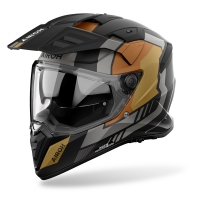 KASK MOTOCYKLOWY AIROH BANDIT HORN GOLD MATT