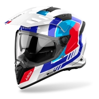 KASK MOTOCYKLOWY AIROH BANDIT HORN WHITE GLOSS