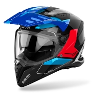 KASK MOTOCYKLOWY AIROH BANDIT TUNE BLUE RED GLOSS