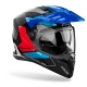 KASK MOTOCYKLOWY AIROH BANDIT TUNE BLUE RED GLOSS