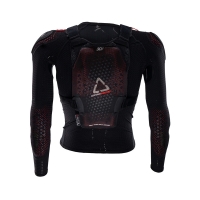 KOSZULKA Z OCHRANIACZAMI JUNIOR LEATT 4.5 HYBRID BLACK