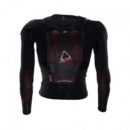 KOSZULKA Z OCHRANIACZAMI JUNIOR LEATT 4.5 HYBRID BLACK