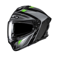 KASK MOTOCYKLOWY HJC C71 FABER BLACK GREEN
