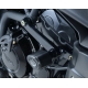 CRASHPADY AERO RG RACING TRIUMPH TIGER 800/TIGER 800XC BLACK
