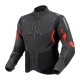 KURTKA MOTOCYKLOWA TEKSTYLNA REBELHORN HIKER 4 BLACK DARK GREY RED