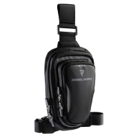 TORBA NA NOGĘ REBELHORN HIP 2 BLACK GREY
