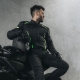 KURTKA MOTOCYKLOWA TEKSTYLNA OZONE PULSE BLACK FLUO YELLOW