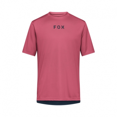 KOSZULKA ROWEROWA FOX RANGER WORDMARK BERRY