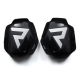 SLIDERY KOLAN REBELHORN (NA RZEPY) BLACK WHITE
