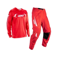 STRÓJ OFFROADOWY BLUZA I SPODNIE LEATT RIDE KIT MOTO 3.5 RED