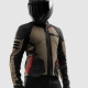 KURTKA MOTOCYKLOWA TEKSTYLNA REBELHORN SCANDAL 3 DESERT BLACK RED