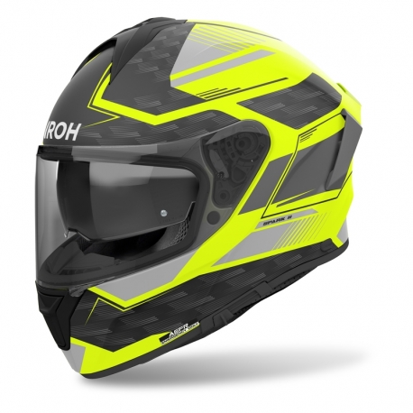 KASK MOTOCYKLOWY AIROH SPARK 2 ZENITH YELLOW MATT XS