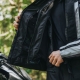 KURTKA MOTOCYKLOWA TEKSTYLNA OZONE TOUR 3 BLACK GREY FLUO YELLOW