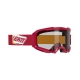 GOGLE LEATT VIZION 2.5 90 VLT RUBY RED CLEAR OS